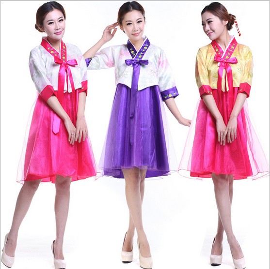 Summer Style Top Class Ancient Korean Clothes Geum Korean Traditional Costume Hanbok for Women Women Dress of Performance Wear