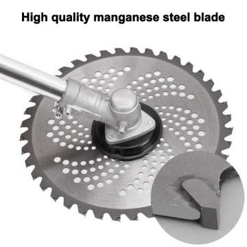 Brush Cutter Blade 40/60/80T With Holes Alloy Steel Saw Cutting Blade Replacement Brush Cutter Accessories