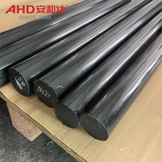 Black PA6 Nylon Rod for Automation Components