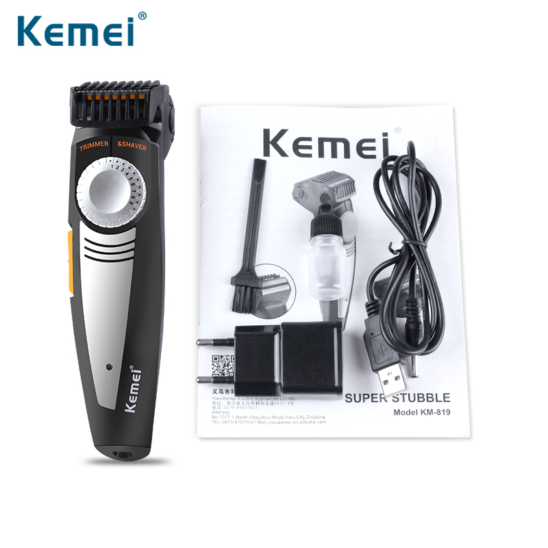 2 in 1 Multifunction Men Electric Shaver And Hair Trimmer 100-240V 19 Settings Cutting Length Ajustable Shaver Razor N30D