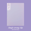 Single  clip purple