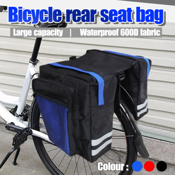 Bicycle Trunk bag Bike Luggage Bag Rear Rack Pannier Bag Trunk bag for bicycle with waterproof cover Bicycle accessory bag Bolsa