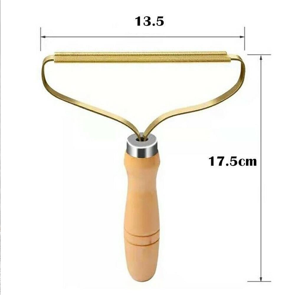 Portable Manual Lint Remover Woolen Coat Shaving Device Clothes Trimmer Machine Pruning Simple Wooden Timmer Wool Hair Sweaters