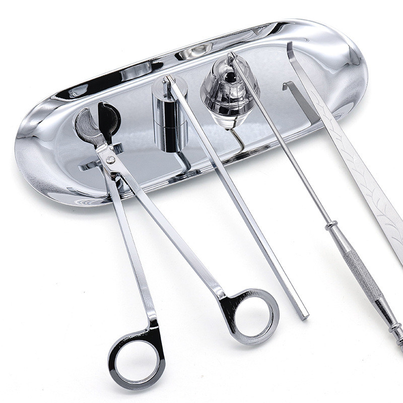 Silver Color Candle Wick Trimmer Set