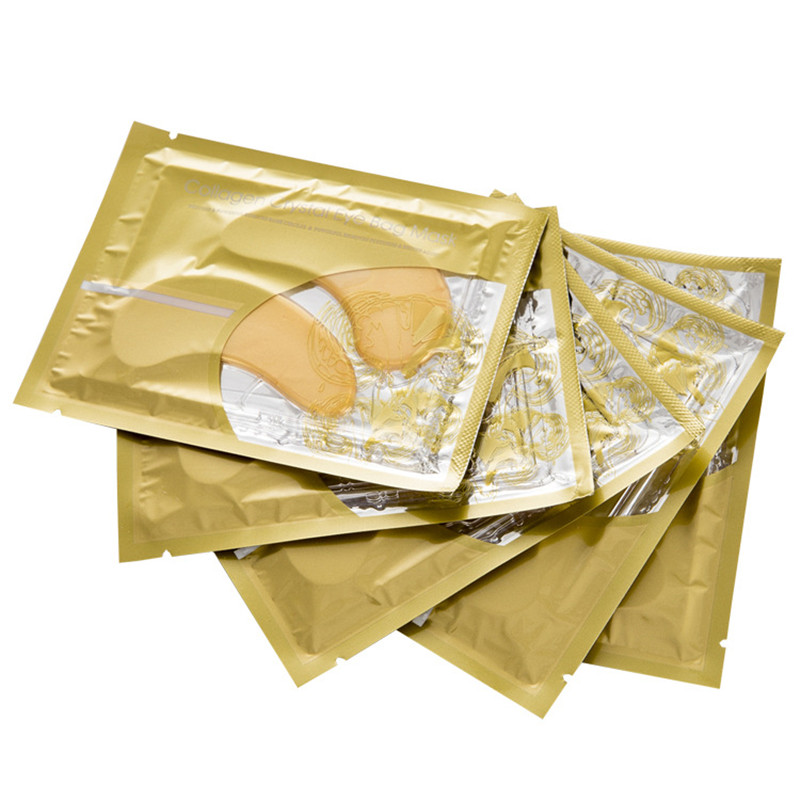 Beauty Gold Crystal Collagen Eye Mask Eye Patch For Eyes Mask Acne Korean Collagen Mask Skin Care 20Pcs=10Pairs