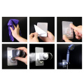 Adjustable Self-adhesive Handheld Suction Up Chrome Polished Showerhead Holder Wall Mounted Bathroom Shower Holder Bracket