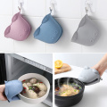 1Pc Silicone Heat Resistant Gloves Clips Insulation Non Stick Anti-slip Pot Bowel Holder Clip Cooking Baking Oven Mitts GUANYAO