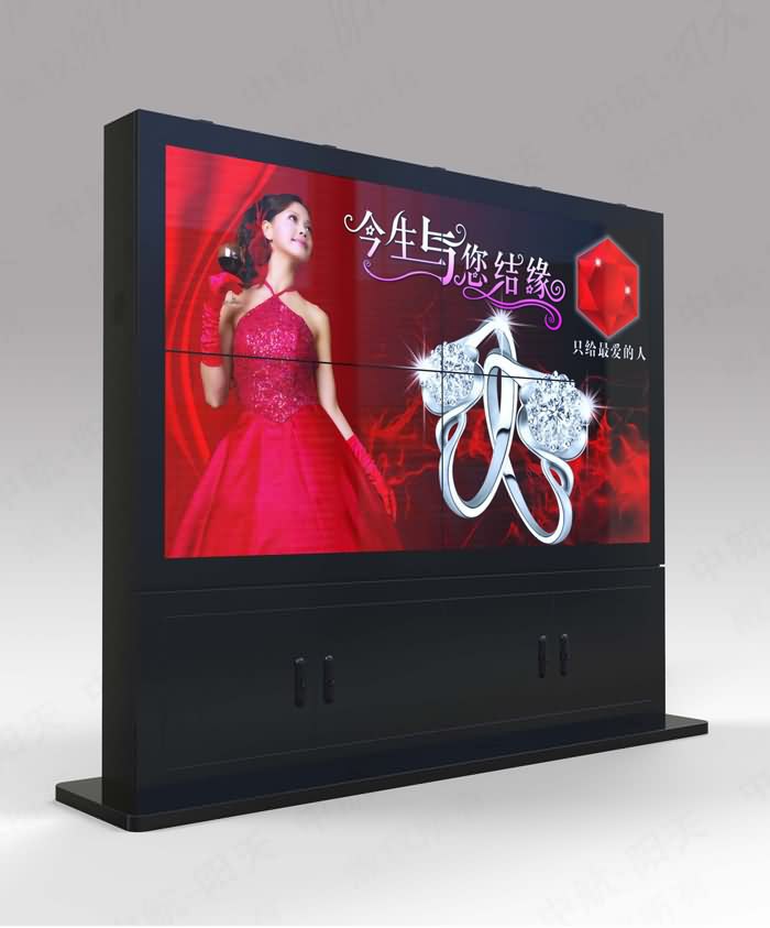 High bright 42 46 55 65 84 inch outdoor lcd HD ad digital single/double sided display signage with 3g/4g module and PC built in