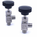 Right Angle 90 Degrees 1/4" BSPT Male thread Stainless Steel 304 Flow Control Shut Off Crane Needle Valve