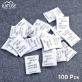 WITUSE 50/100/200 Packs 1g Silica Gel Non-Toxic Gel Desiccant For Room Kitchen Clothes Food Storage Moisture Absorbing Drying