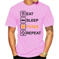 BITCOIN Eat Sleep Miner T-Shirt Ethereum Litecoin Cryptocurrency Blockchain BC Funny Tops Tees For Men