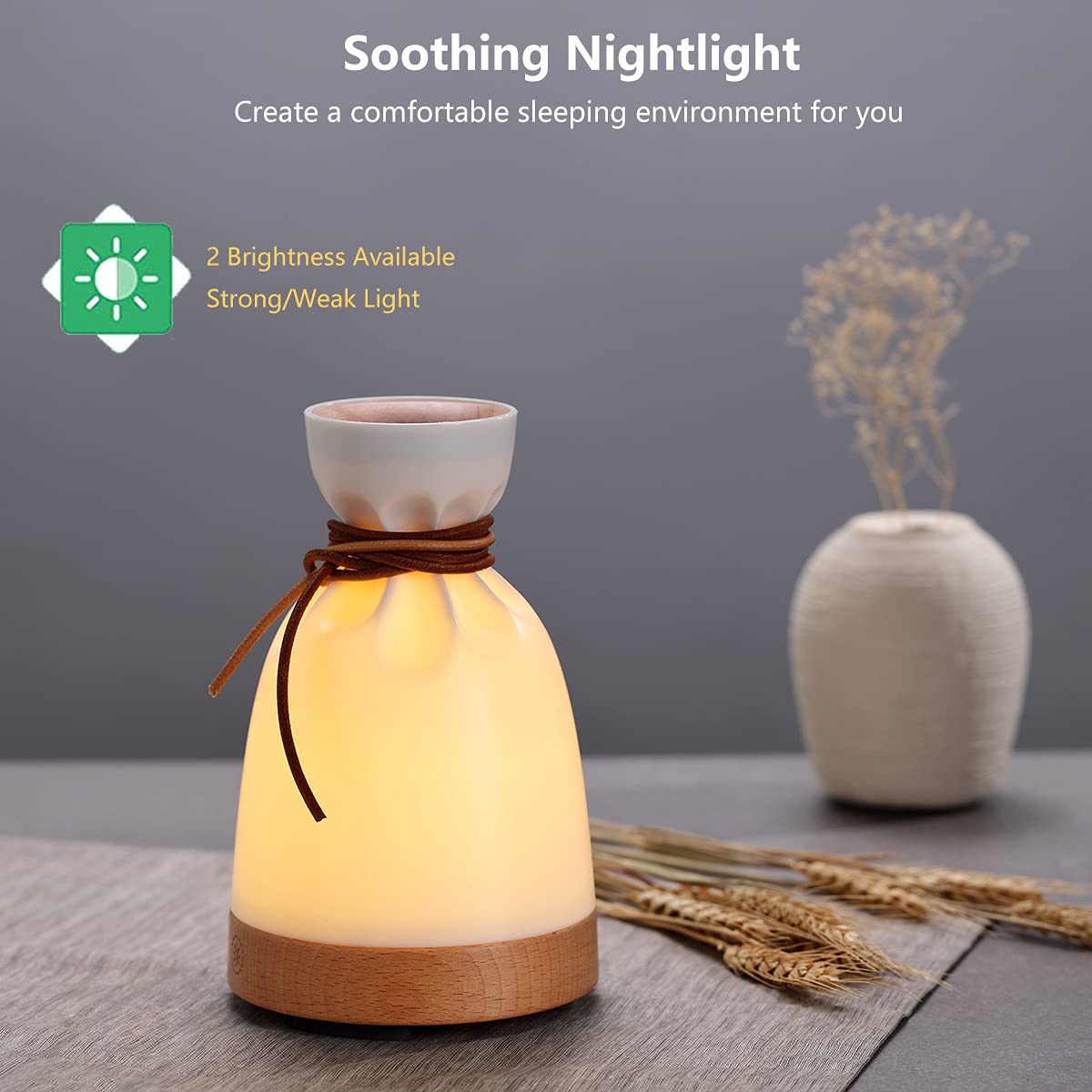 Fabric-Wrap Humidifier Night Light