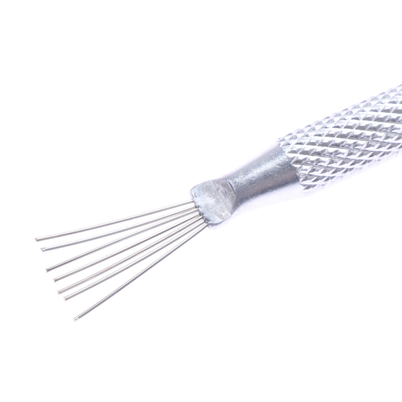 7 Pin Feather Wire Texture Ceramics Tools Polymer Clay Sculpting Modeling Tool Pottery Texture Pro Needle Brush Tools Strong