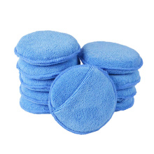 10pcs Car Waxing Polish Soft Microfiber Foam Sponge Applicator Cleaning Detailing Pads 5"