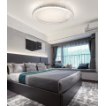 Modern Creative Simple Circular Ceiling Light Crystal Lamp for Home Living Room Bedroom Restaurant with LED Bulbs