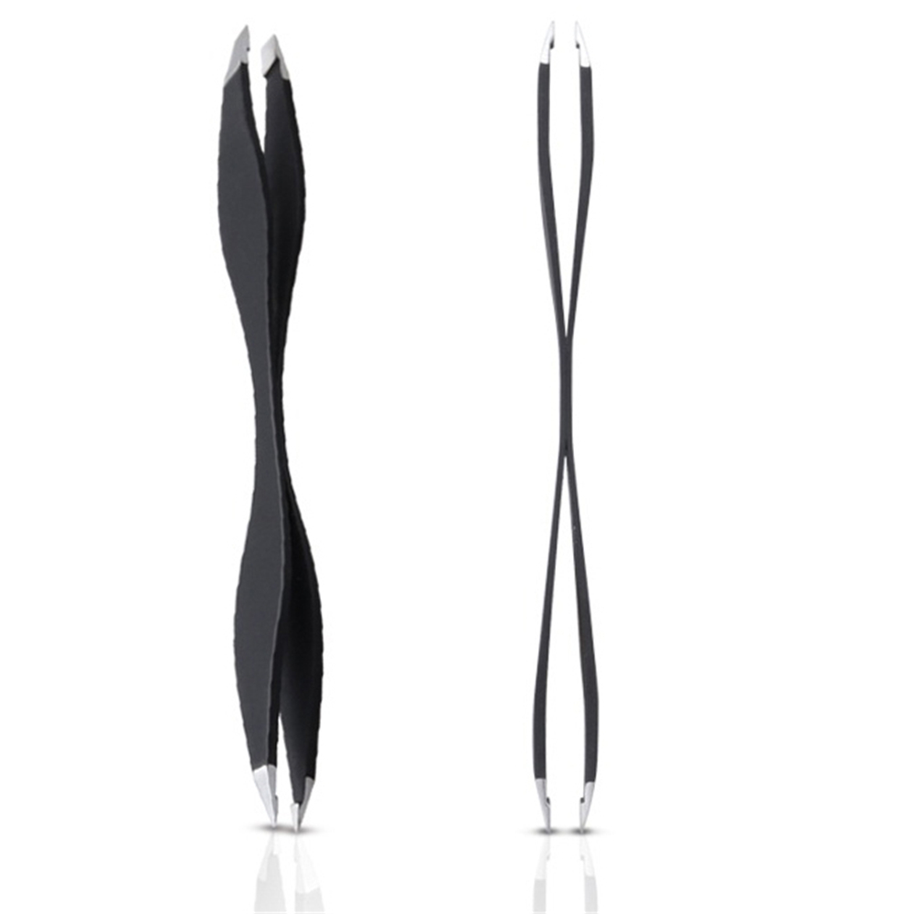 1pcs Tweezers Rose Double Ends Eyebrow Tweezer Anti-Static Eyelash Extension Lift Curl Beauty Makeup Tools Dropshipping