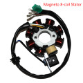 Dropship 8 Pole Coil AC Ignition Magneto Stator For GY6 125cc 150cc ATV Moped Go Kart Kit Scooter Motor Parts Motor De Moto