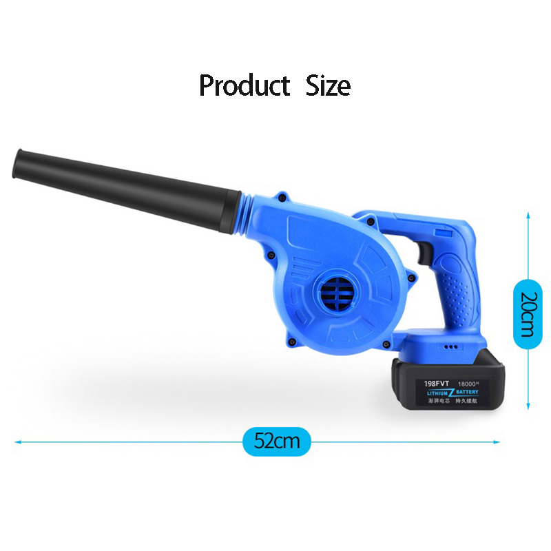 220V 27000mAh Cordless Lithium Battery Electric Air Blower Blowing and Sucking Dual-useDust Computer cleaner Electric Turbo Fan