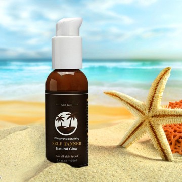 Summer Body Organic Ingredients Sunless Tanning Lotion and Best Buildable Light Medium Dark Gradual Cream