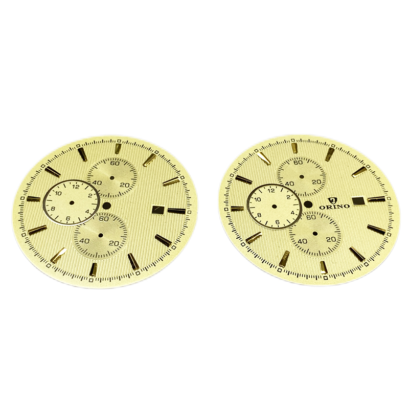 Guilloche pattern watch dial