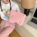 New Fashion Trend Soft Makeup Cosmetics Pouch Travel Toiletry Bag Cotton Puffy Cosmetic Bag For Women Girls