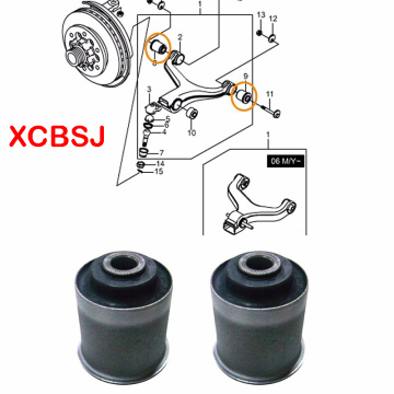 Lower limb arm rubber bushing FRT LWR ARM Front&Rear Bush:2p for ACTYON SPORTS, REXTON #4455209003+