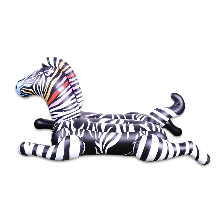 Zebra-shaped Inflatable pool float