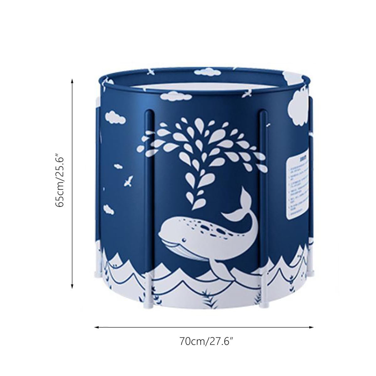 Portable Bathtub Folding Bath Bucket Foldable Large Adult Tub Baby Swimming Pool Insulation Family Bathroom SPA Sauna Bath Tub