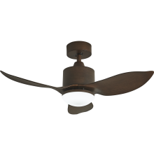 3 plastic blade DC ceiling fan with light