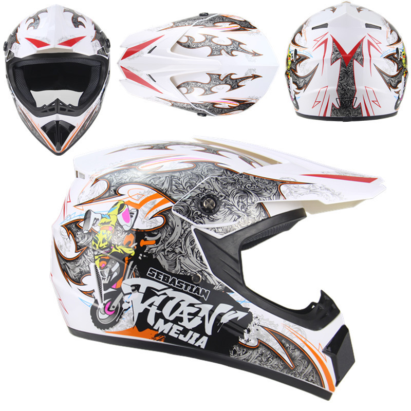 DOT Approved Off road Motorcycle Helmet Motocross Professional Motorbike Racing Dirt Bike Full Face Moto Helm Casco Vintage