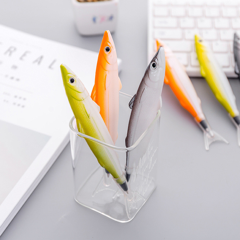 Hot Sale Creative Marine Fish Shape Stationery Ballpoint Pen 0.7 mm School Office Supplies Students Prize Gift Pen Free Shipping