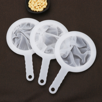 100/200/400 Mesh Nylon Filter Mesh Fine Coffee Milk Strainer Spoon For Soy Yogurt Kitchen Dining Gadgets Net Strainer