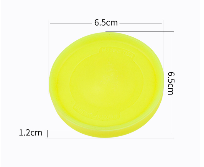 Mini Beach flying disk for outdoor sports silicone disc decompression toys to play beach entertainment toys