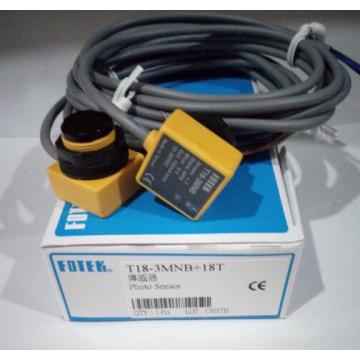 Taiwan fotek Optoelectronic photoelectric switch T18-3MNB three-wire NPN normally closed 3 meters sensing distshort round 18T