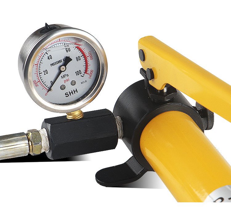 CP-180 Hydraulic Pump Hand Operated Pump Hydraulic Manual Pump with Pressure Gauge