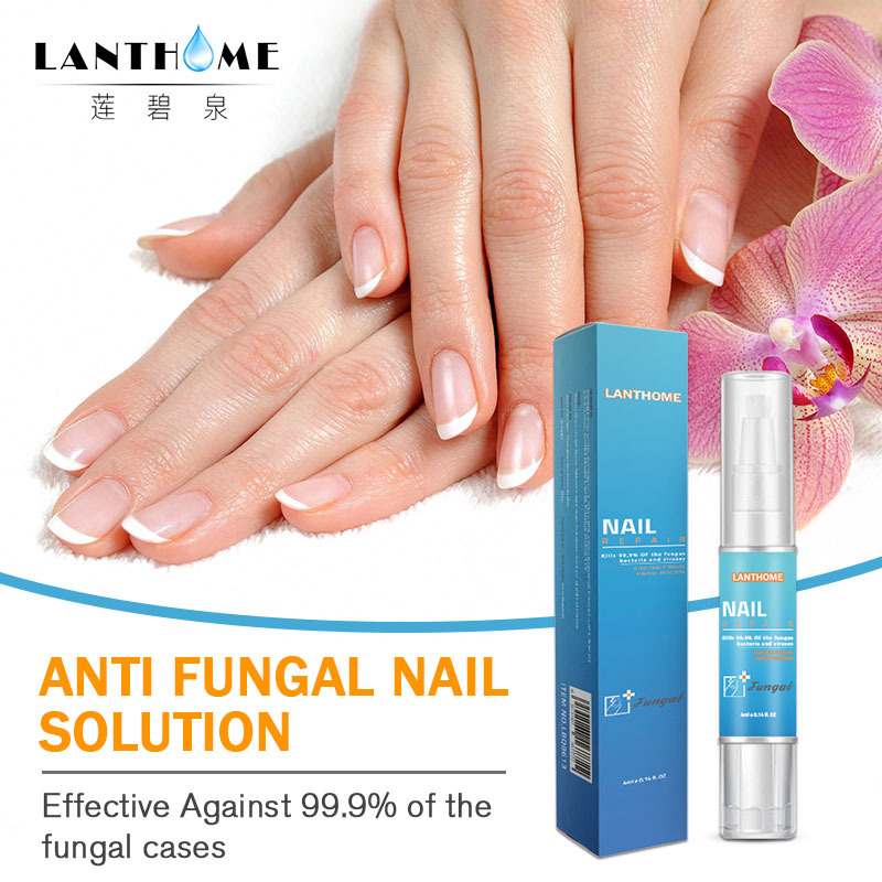 LANTHOME Nail Treatment Essence Liquid Nail and Foot Whitening Toe Nail Fungus Removal Feet Care Nail Gel Makeup Set Cuticle Oil