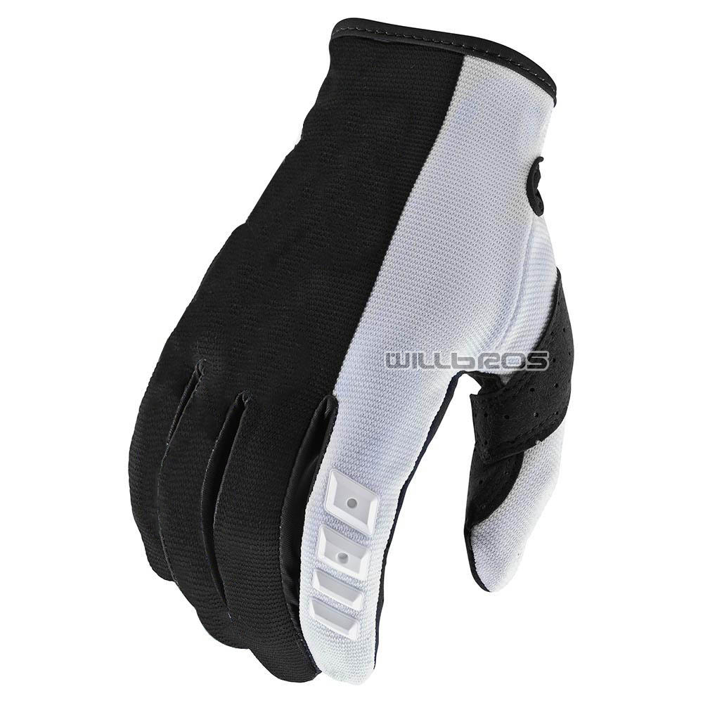 20s Solid GP Gloves Motocross Motorbike MTB BMX Bike Offroad Racing ATV MTB Bike Blue White Gloves