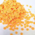 20g/lot 5mm Orange Fruit Polymer Clay Slices Plastic Klei Mud Particles For Card Making Tiny Cute DIY Crafts