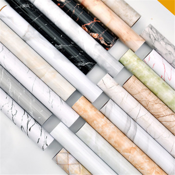 3m/5m/10m Marble Waterproof Wallpaper Kitchen Countertop Decoration Sticker Self Adhesive Vinyl Wall Decal Home Decor Paper Film
