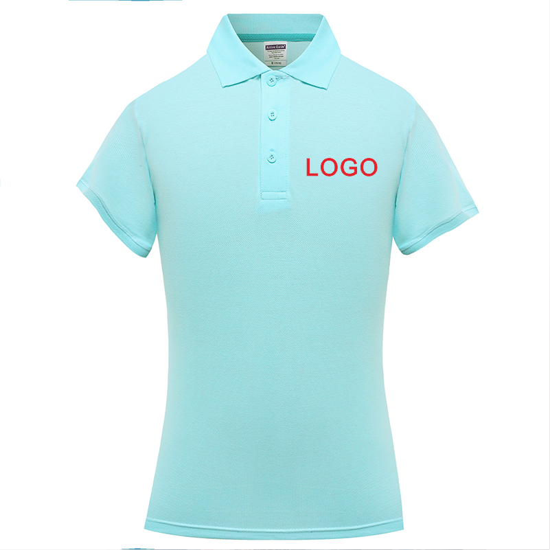 YOTEE summer casual short-sleeved polo shirt LOGO custom POLO shirt 100% cotton women's custom shirt