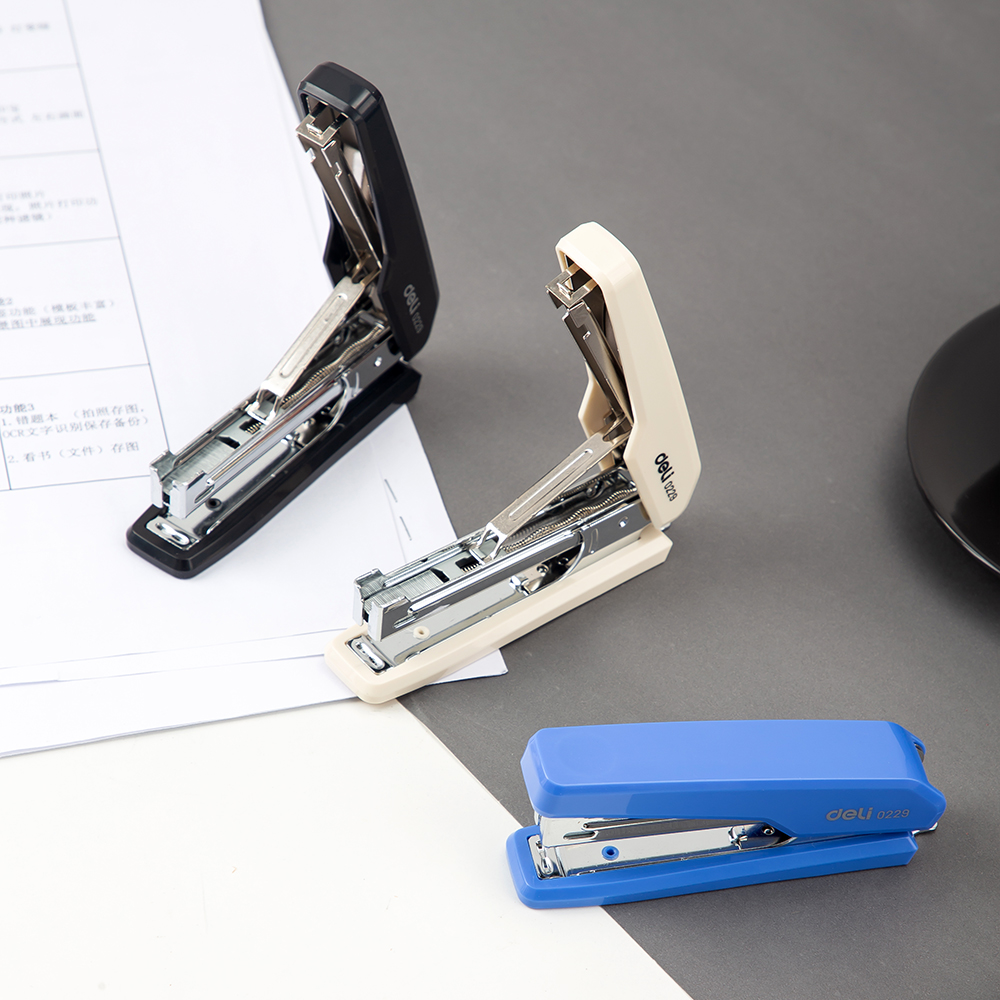 Deli stapler 10 metal base durable stapler stationery office accessories
