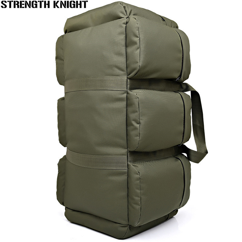 90L Large Capacity Men's Military Tactics Backpack Multifunction Waterproof Nylon Hike Backpacks Wear-resisting Travel Bag