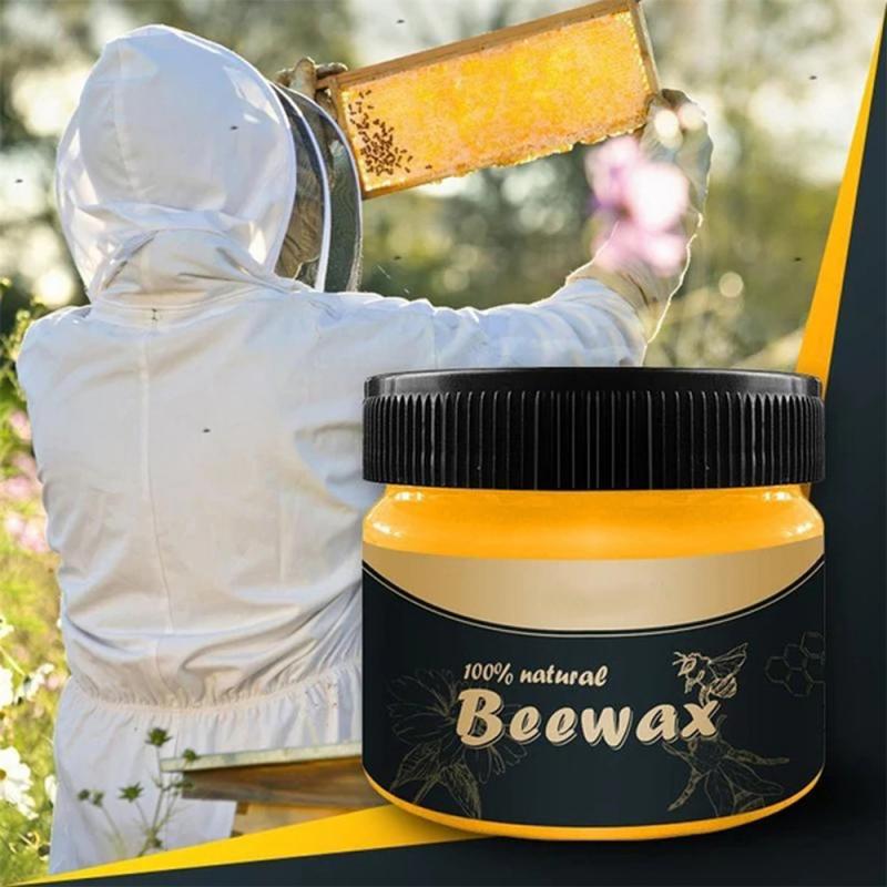 1PC Wood Seasoning Beeswax Complete Solution Home Furniture Care Beeswax Wax Bees Multipurpose Household Cleaning Solid Wax