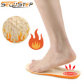 Winter Warm Shoes Pad Comfortable Artificial Wool Insoles Shock Absorption Winter Sports Insoles Massage Foot Pad For Child