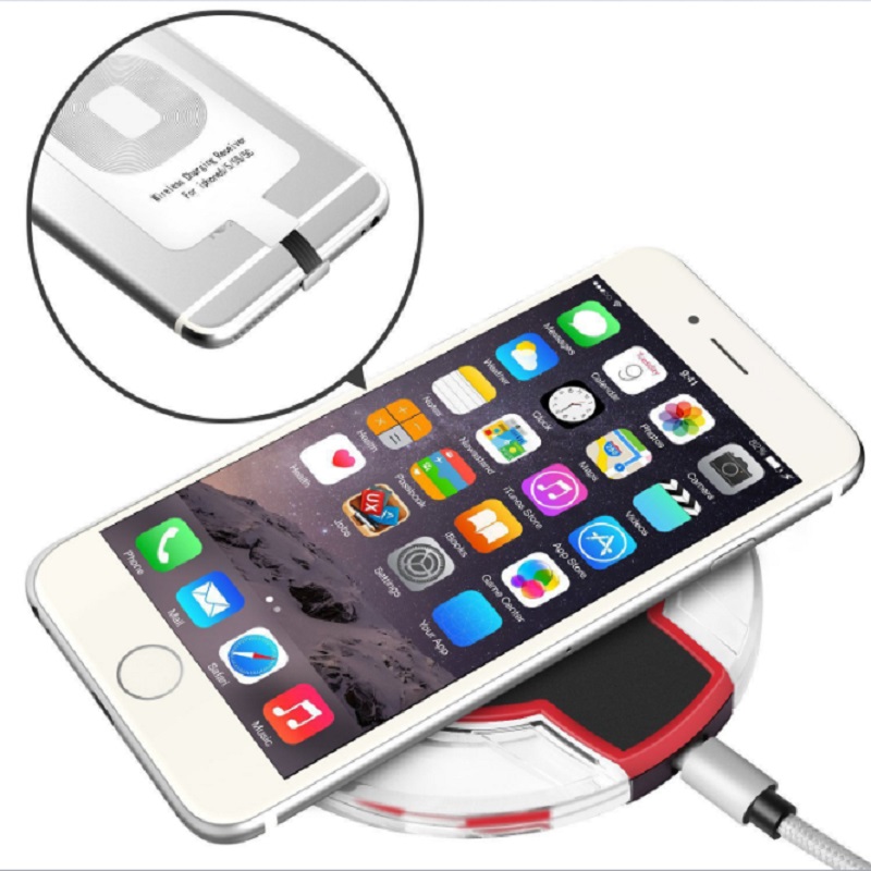 Qi Wireless Charging Kit Transmitter Charger Adapter Receptor Receiver Pad Coil Type-C Micro USB kit for iPhone Xiaomi Huawei