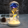 Beautiful eternal rose, LED Eternelle light, the beauty and the Beast, rose in crystal dome for mother's birthday, gift for