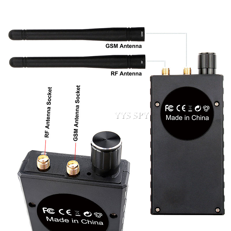 G528B Hidden Camera Detector Dual Antenna RF Signal Wifi Secret Covert Cam GSM Mobile Audio GPS Tracker Mini Spy Bug Scan Finder