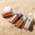 30ml Highlighters Metallic Highlighter Makeup Body Bronzer Luminizer Face Brighten Contouring Liquid Highlighter Palette TSLM1