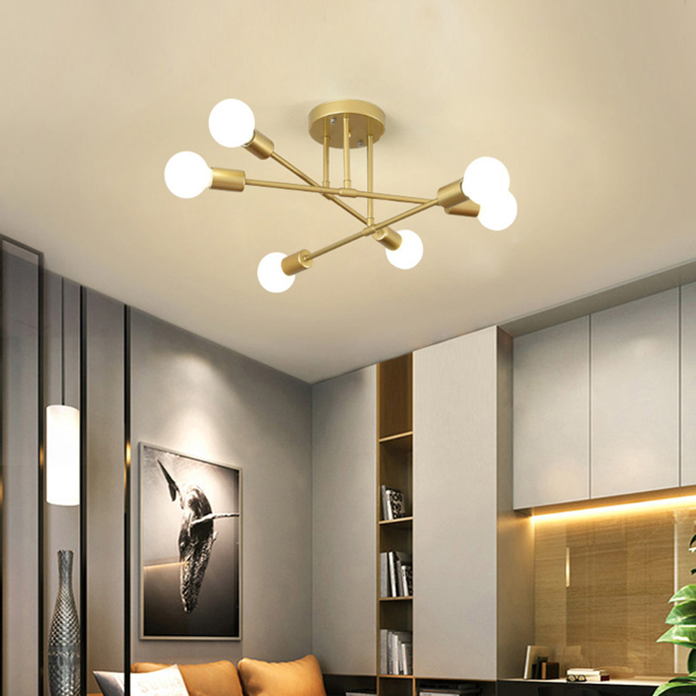 Modern LED Indoor Pendant Lamp With 15CM Bars Living Room Bedroom Black Golden Special Home Lighting Fixtures AC110V/220V[XA-25]