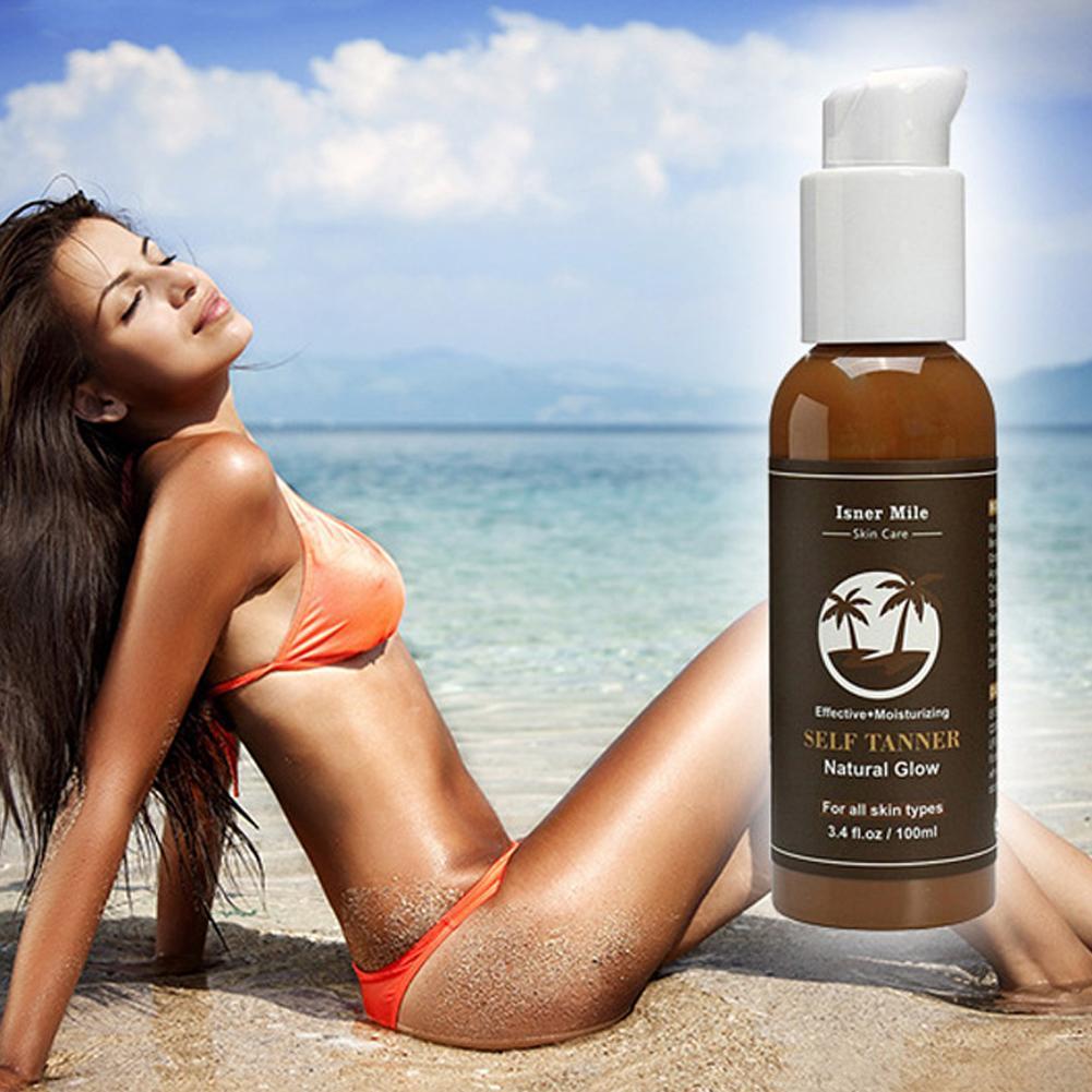 100ml Suntan Cream Beach Tanning Tanning Day Tanner Lotion Protect Cream Natural Bronzer Sunscreen